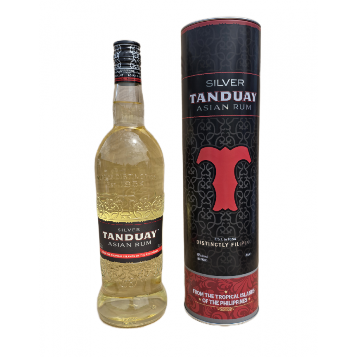 Silver Tanduay Asian Rum 700ml 40%Vol Philippinischer Rum