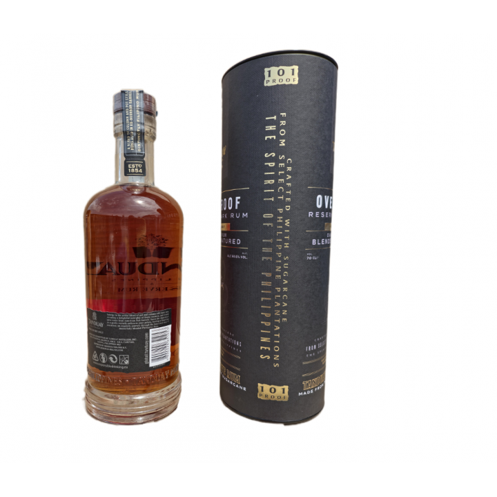 Tanduay Overproof Reserve Dark Rum 700ml 50,5%Vol Philippinischer Rum