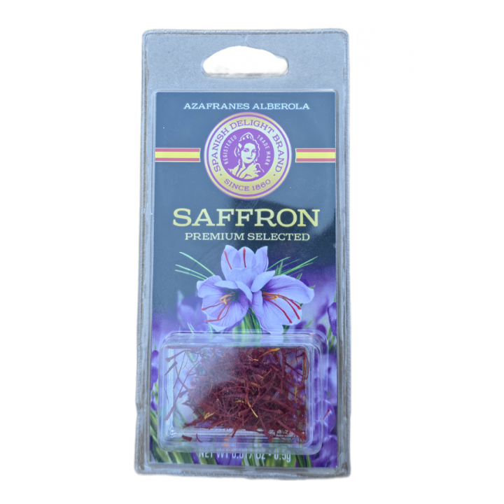 Saffron Premium Selected 0,5g Spanish Delight Safranfäden Premiumqualität A