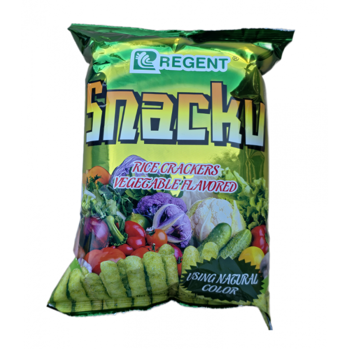 Snacku Rice Crackers Vegetable Flavour 60g Regent Reis Cracker mit Gemüsegeschmack