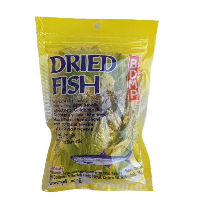 Dried Fish 100g BDMP Getrockneter, gesalzener Goldband-Selar