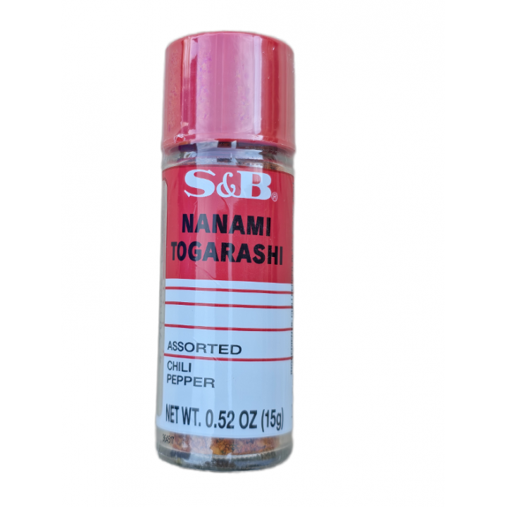 Nanami Togarashi Chilli Pepper 15g S&B Japanische Würzmischung aus sieben Gewürzen mit Chili
