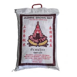Thai Jasmin Brown Rice 10kg Thailand, Royal Thai  100% brauner Langkorn Duftreis Vollkornreis