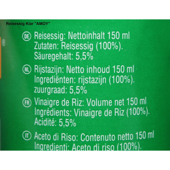 klarer Reisessig, sushi essig 150ml Premium Qualität sushi-reis essig Hongkong
