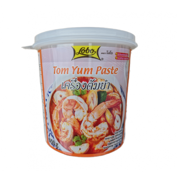 Tom Yum Paste 400g Lobo Thailändische Würzpaste für Tom Yum -Suppe sauer/scharf