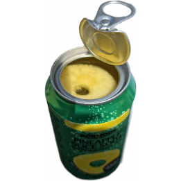 Pineapple Slice Soda 340ml Bobmoos Erfrischungsgetränk Ananas mit echter Ananasscheibe