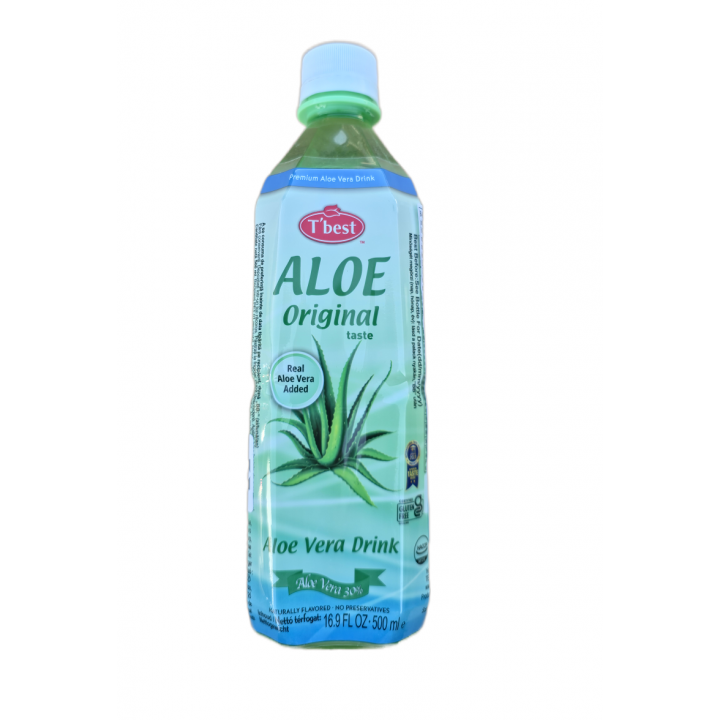 Aloe Original Taste 500ml T'best Aloe Vera Getränk mit Fruchtfleisch inkl. 0,25€ Einwegpfand