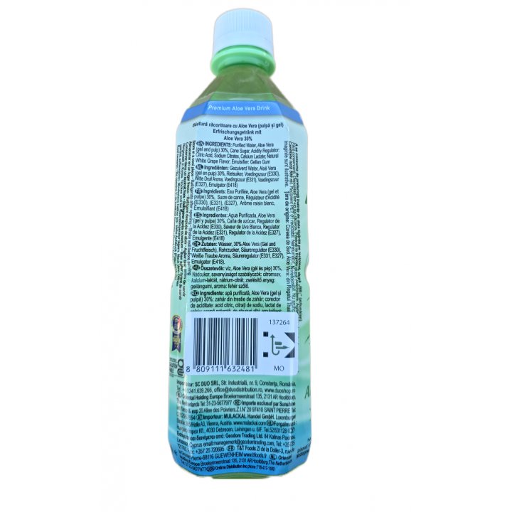 Aloe Original Taste 500ml T'best Aloe Vera Getränk mit Fruchtfleisch inkl. 0,25€ Einwegpfand
