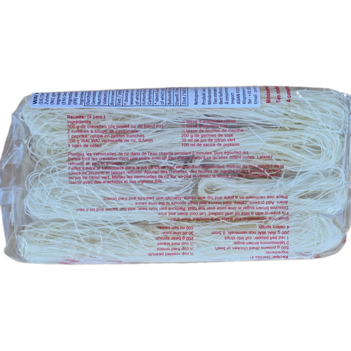 Rice Vermicelli 0,5mm 400g Wai Wai Reis-Fadennudeln