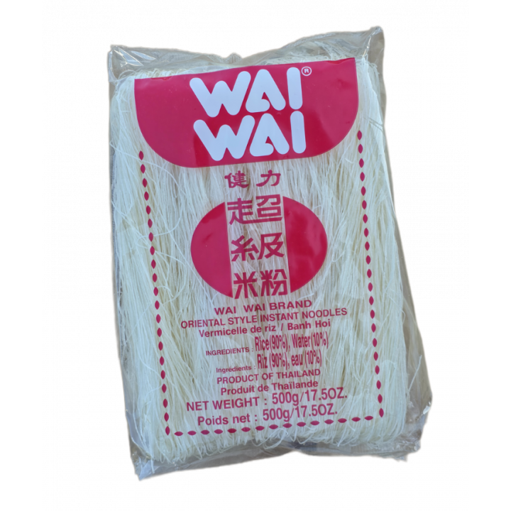 Rice Vermicelli 500g Wai Wai Reis-Fadennudeln Banh Hoi