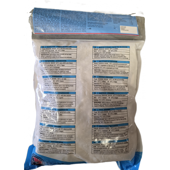 White Leg Shrimps White Tiger Garnelen 750g TIEFKÜHL ohne Kopf, geschält Vannamei-Garnelen