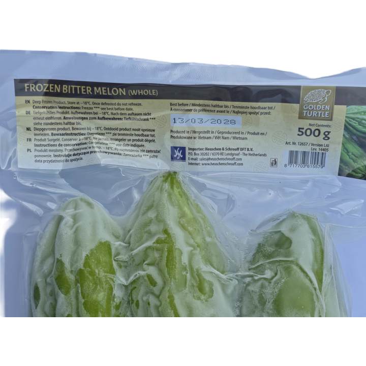 Bitter Melon TIEFKÜHL 500g ganze Bittermelonen Bittergurke Karela Ampalaya