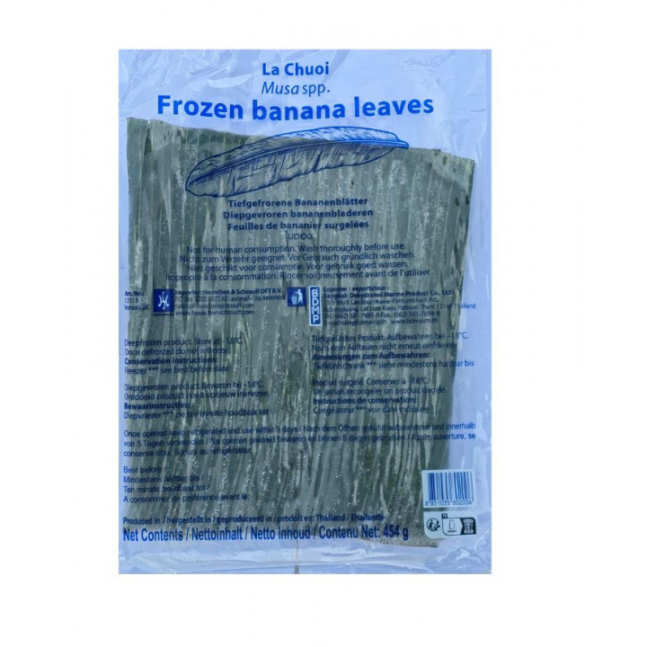 Banana Leaves TIEFKÜHL 545g Bananenblätter Garhülle Dekoration
