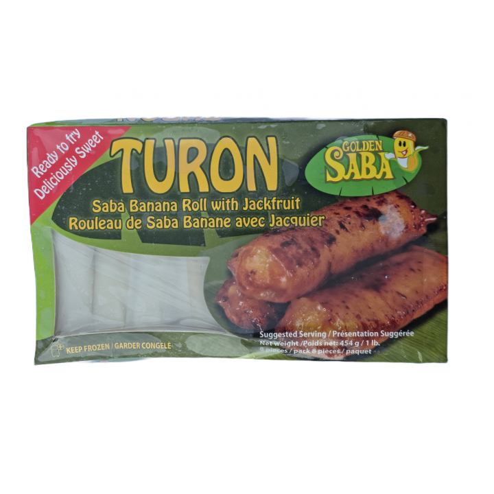 Saba Bananen+Jackfrucht in Reispapier 454g TIEFKÜHL Turon Saba Jackfruit Loempia