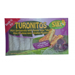 Saba Bananen+lila Yamswurzel in Mini-Frühlingsrollen 454g TIEFKÜHL Turonitos Saba Ube