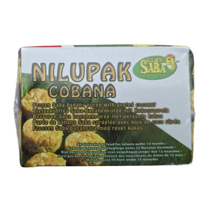 Nilupak Cobana Saba-Bananenpüree&Kokos 454g TIEFKÜHL Saba Coconut