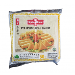 Frühlingsrollenblätter 15cm Quadratisch 400g  50 Blatt TIEFKÜHL Spring Roll Pastry