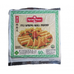 Frühlingsrollenblätter 21,5cm Quadratisch 550g  40 Blatt TIEFKÜHL Spring Roll Pastry
