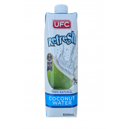 Coconut Water Refresh UFC 1L  100 % natürliches  Kokosnusswasser Kokoswasser