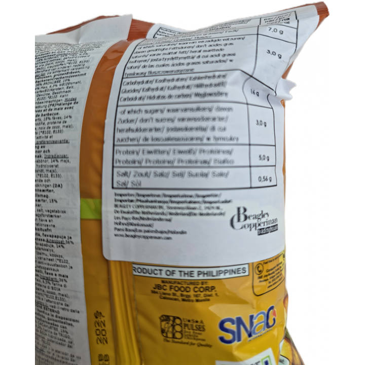 Ding Dong Snack Mix 95g knusprige Mischung aus Erdüssen-Erbsen-Mais-Ackerbohnen-Crackern
