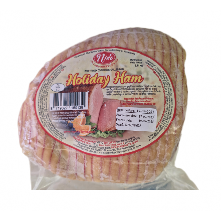 Holiday Ham Nida 1,8kg TIEFKÜHL Philippinischer Festtagsschinken Gekocht&Gegrillt