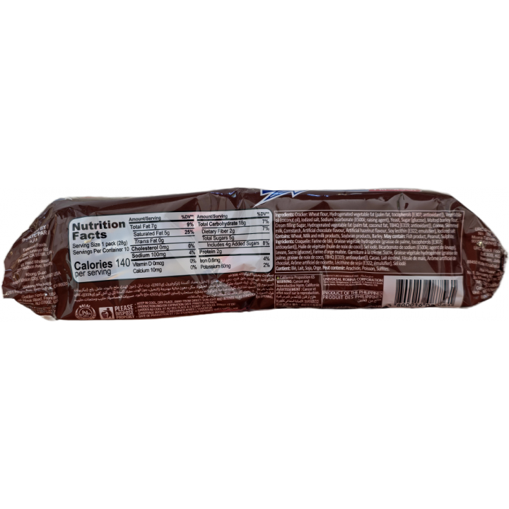 Magic Creams Chocolate Cream Cracker Sandwich 280g(10x28g) Philippinisches Kekssandwich mit Schokocreme