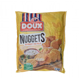 Chicken Nuggets 1kg Doux TIEFKÜHL Panierte, gewürzte Nuggets aus Hähnchenfleisch