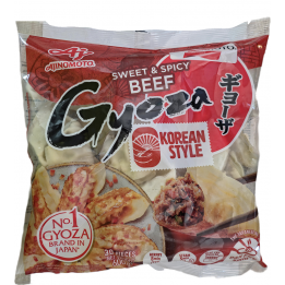 Sweet&Spicy Beef Gyoza Korean Style 600g TIEFKÜHL Japanische Teigtaschen nach koreanischer Art gefüllt