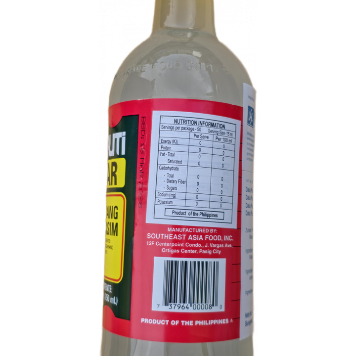 Datu Puti Vinegar 750ml Datu Puti Essig Sukang Maasim Rohrzuckeressig