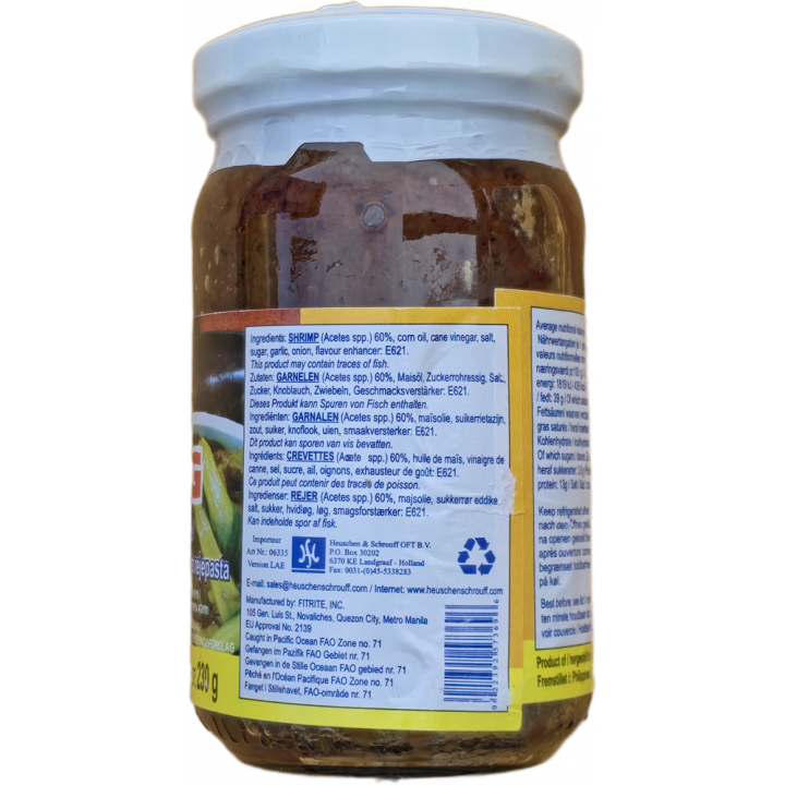 Guisado Bagoong Shrimp Paste 230g Dagupan gebratene Garnelenpaste