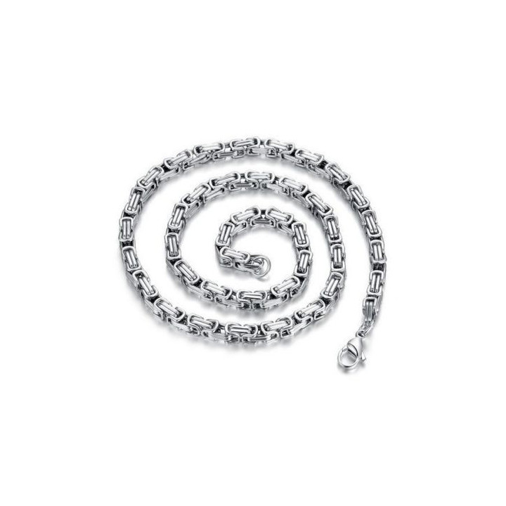 Herren Edelstahl Kette Designer herrenkette halskette edel bicolor gliederkette