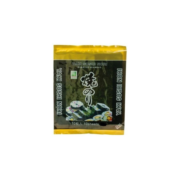 Yaki Sushi Nori Algen 25g 10 Blätter Sushiblätter Seetang geröstet algenblätter