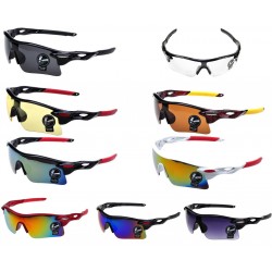 Bikebrille Sonnenbrille Radbrille outdoorbrille Skibrille - bruchsichere Gläser, aus Kunststoff - extra leicht (29g)