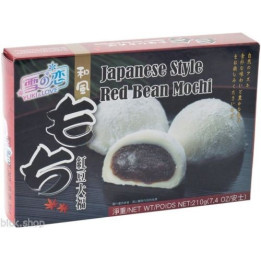 japanischer Reiskuchen Adzuki Mochi Spezialität Nachtisch Dessert Rote Bohnen